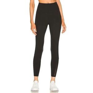 Le Ore Andria Paneled High-Rise Leggings in Black Medium